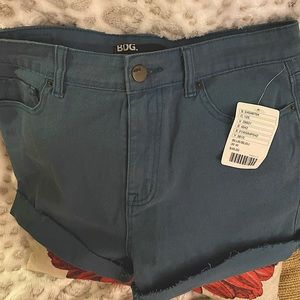 High rise shorts, NWT